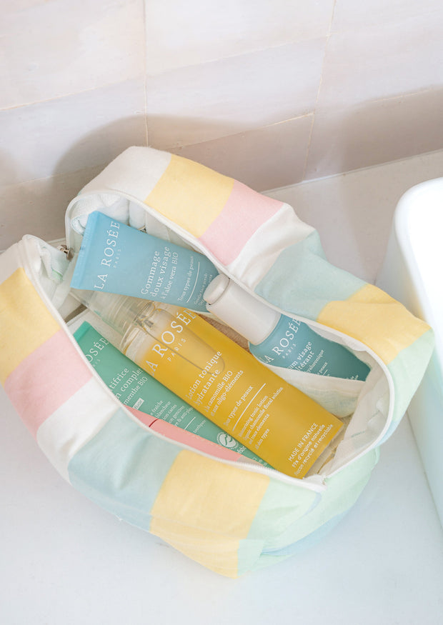 Trousse de toilette en double gaze de coton BIO